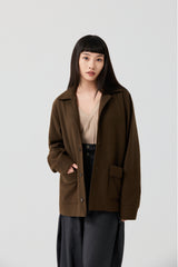 Wool Relaxed Shirt Jacket